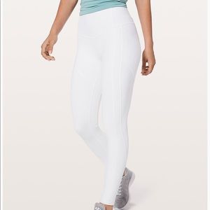White Lululemon leggings